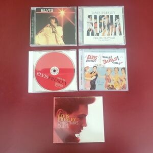 Elvis Presley Lot Of 5 CDs Girls Girls Girls Aloha From Hawaii